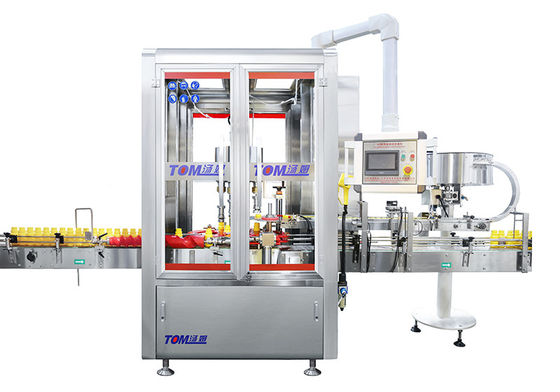 Αγορά 6000BPH 6 κεφαλές Μηχανές περιστροφικής κάλυψης πλήρως αυτόματες online manufacture