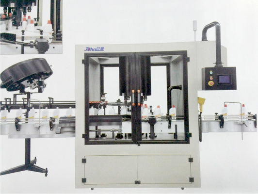 Αγορά Μη μεταλλική περιστρεφόμενη μηχανή αυτόματης κάλυψης μπουκάλι με έλεγχο PLC online manufacture