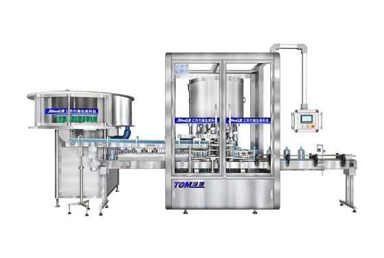 Αγορά 6000BPH Ελεγχόμενες με PLC μηχανές περιστροφικής κάλυψης 8 10 12 κεφάλια online manufacture