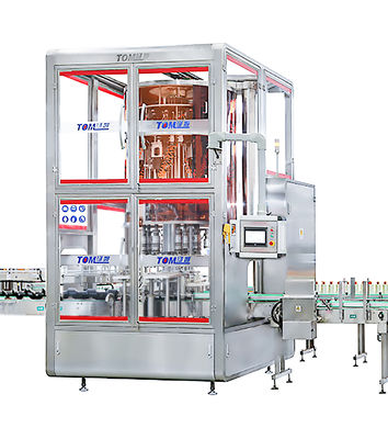 Αγορά 8 10 12 κεφαλές αυτόματη μηχανή κάλυψης περιστρεφόμενη αντλία 6000BPH online manufacture