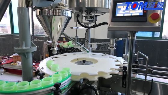 Αγορά Πλήρως αυτόματη μηχανή συσκευασίας σκόνης για μπουκάλια με έλεγχο PLC online manufacture