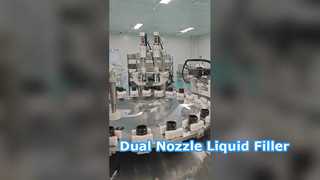 Υψηλή ευέλικτη γέμιση και πώμα δύο σε ένα μηχάνημα με πολλά είδη μπουκαλιών λοσιόν και κρέμας